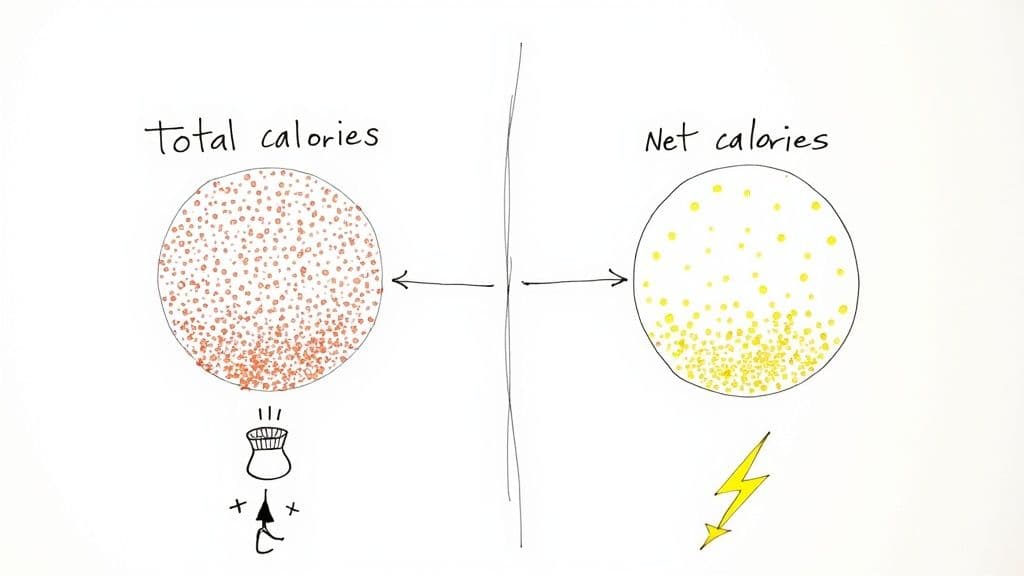 Net Calories vs Total Calories: What's the Real Difference?